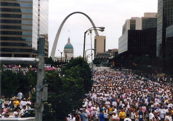 The first Komen St. Louis Race for the Cure - June 19, 1999
