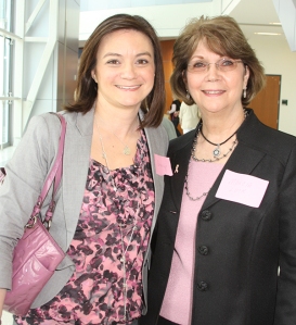 Marcia Luck (right) with her daughter and co-survivor Stacy Kingston
