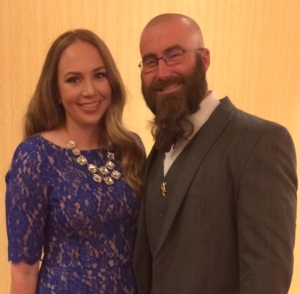 Our 2014 Komen St. Louis Race for the Cure Honorary Co-Chairs: Caitlin and Jason Motte