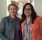 Judy Johnson and Lindsey Reichle at the Breast Cancer Research Advocacy 101 workshop